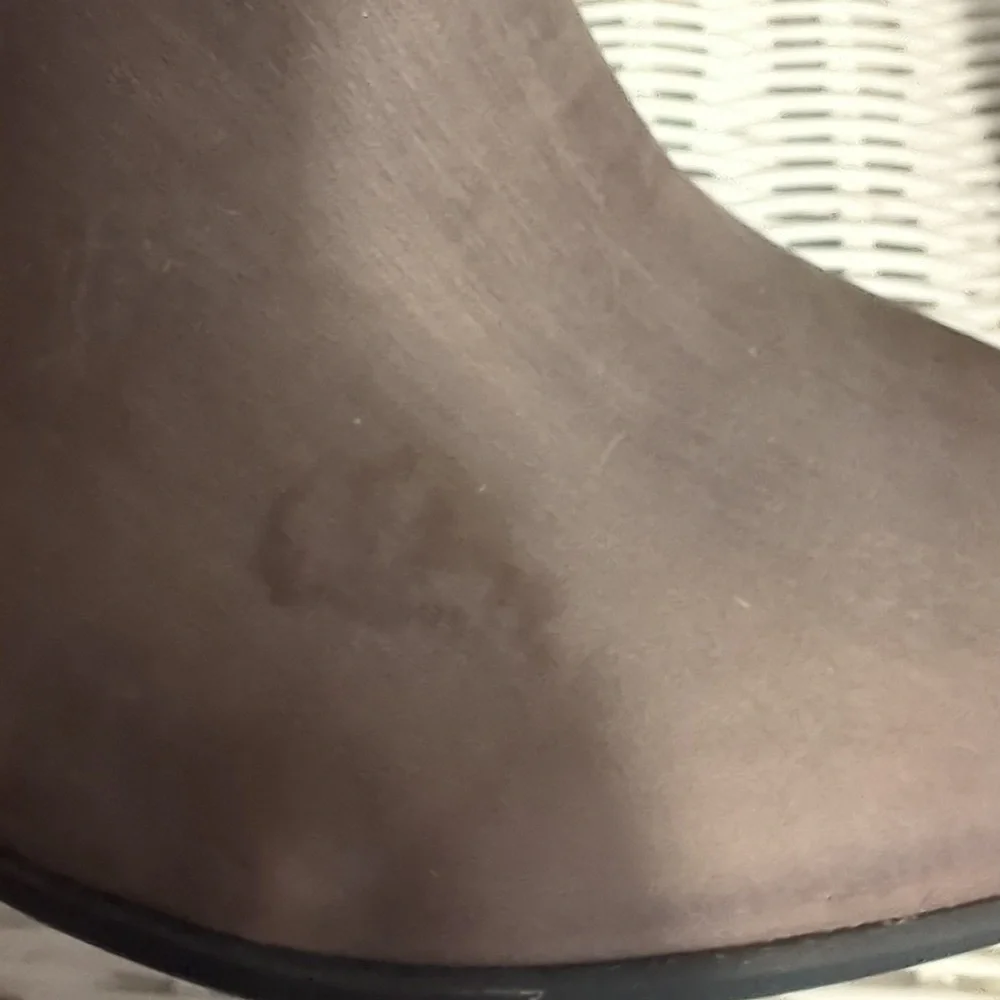 Clark's taupe ankle booties